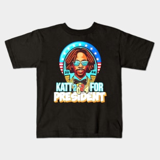 Katt For President Kids T-Shirt